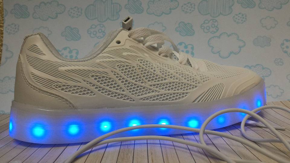 2016 women light up led luminous shoes recharge for men adults neon basket color glowing casual fashion with new simulation sole