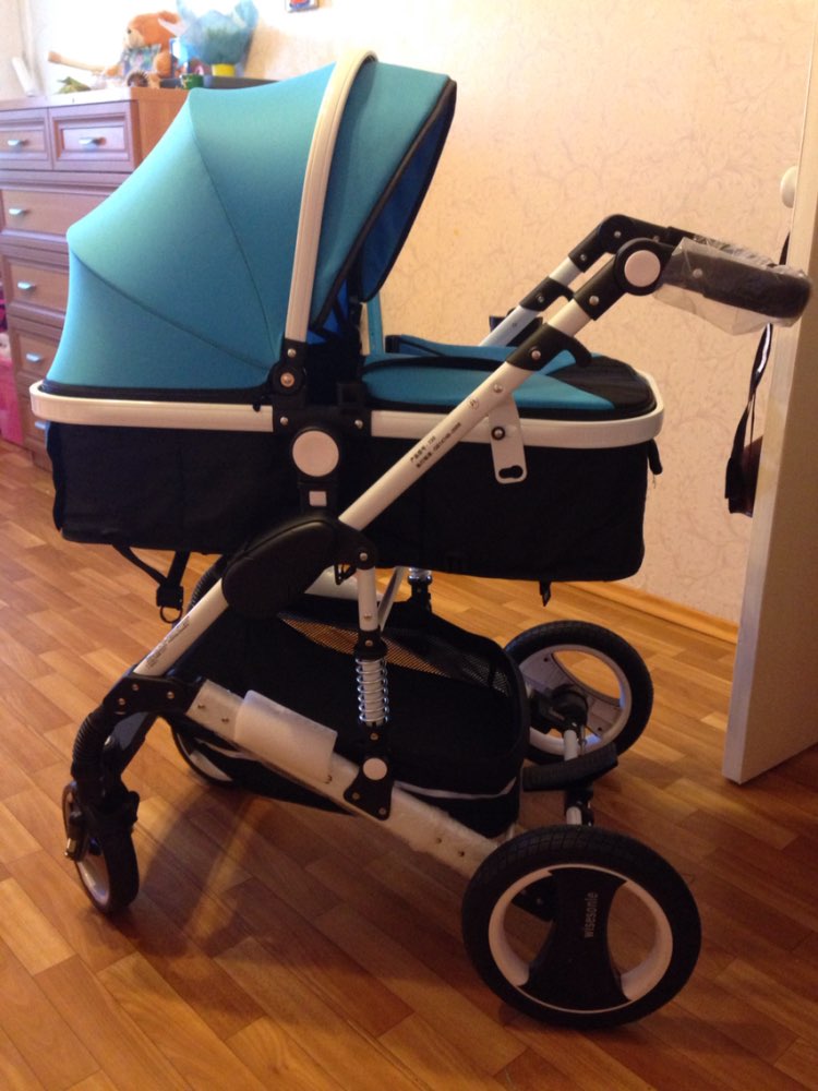 wisesonle baby stroller 2 in 1 stroller lie or damping folding light weight Two-way baby four seasons Russia free shipping