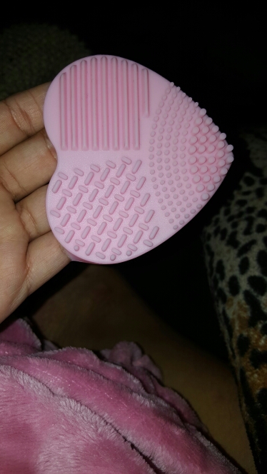 Colorful Heart Shape Clean Make up Brushes Wash Brush Silica Glove Scrubber Board Cosmetic Cleaning Tools for makeup brushes