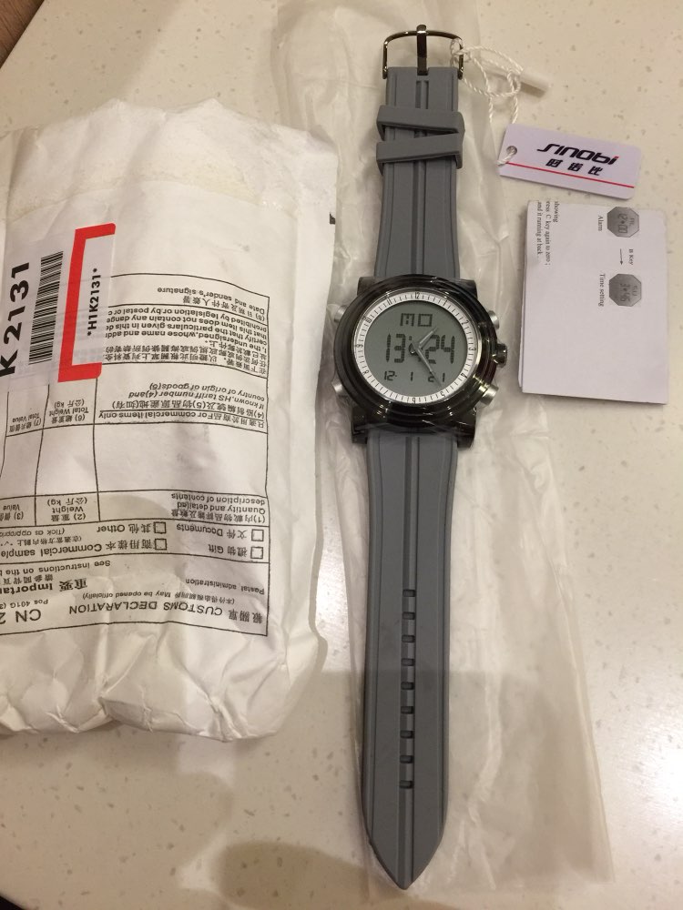 New SINOBI Brand Sport Watches For Men Waterproof Silicone Male Clock Digital Watch Men LED 2016 Luxury Watch Men Black Military