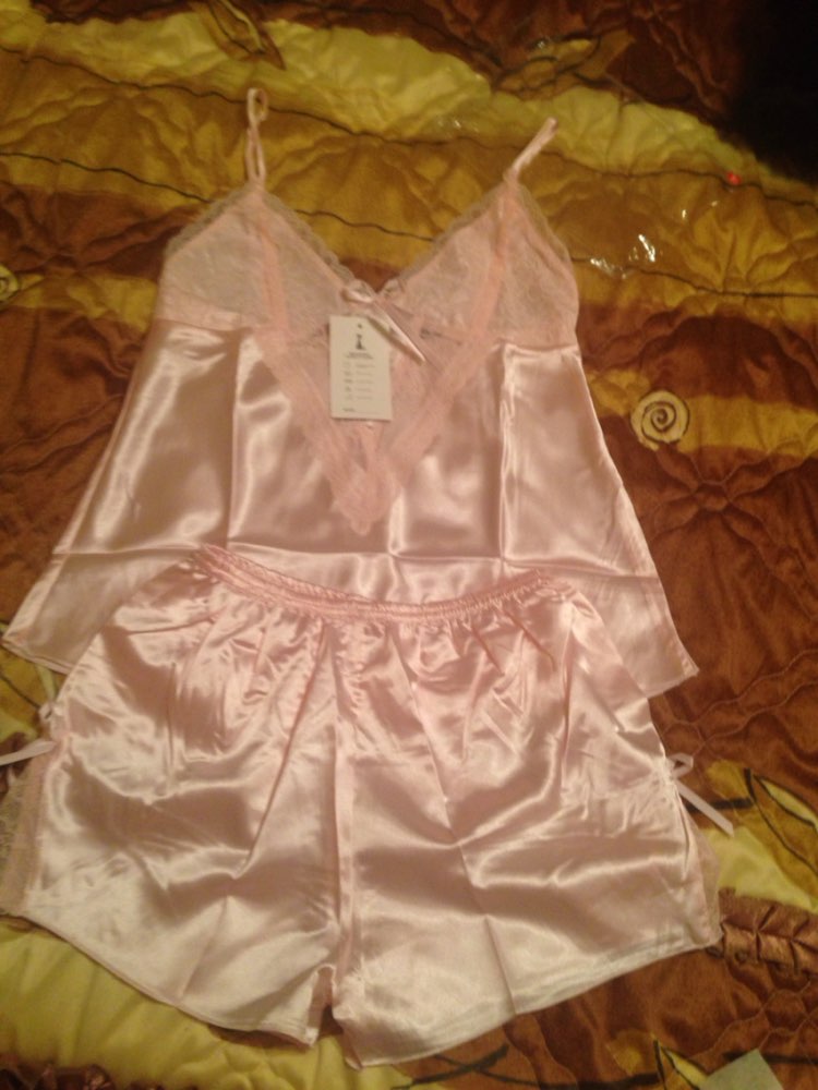 Women Sexy Summer Pajamas Silk  Femme Adult Minion  Sleepwear Deep V Sleeveless Suspenders Lingerie Set