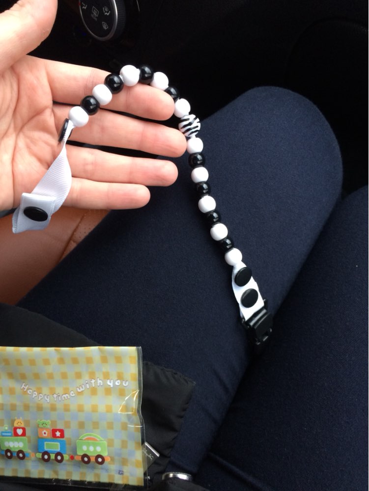 Baby Moustache Pacifier Clips Beaded Pacifier Chain Stars Cute Child Soother Clip Plastic Baby Moustache Pacifier Clips
