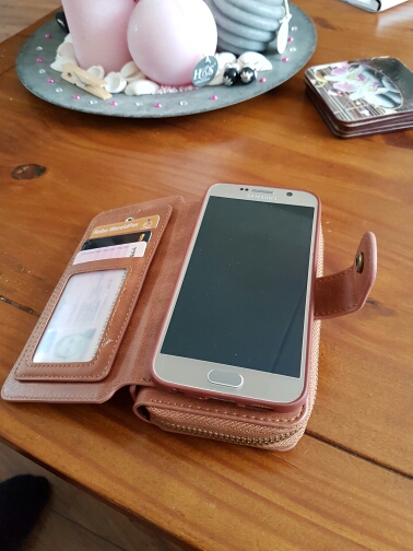 Multifunction Wallet Leather Case For Samsung S4 S5 S6 S7 S7 EDGE NOTE4 NOTE5 Zipper Purse Pouch Phone Cases Lady Handbag Cover
