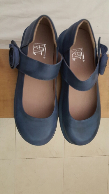 2016 Women Shoes Genuine Leather Flats Platform Round Toes Comfortable Handmade Vintage Women Shoes
