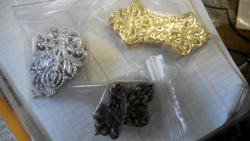 Free shipping 10Pcs Antique Bronze Jewelry Gift Box Wood Case Decorative Feet Leg Corner Protector 19x24mm J2965