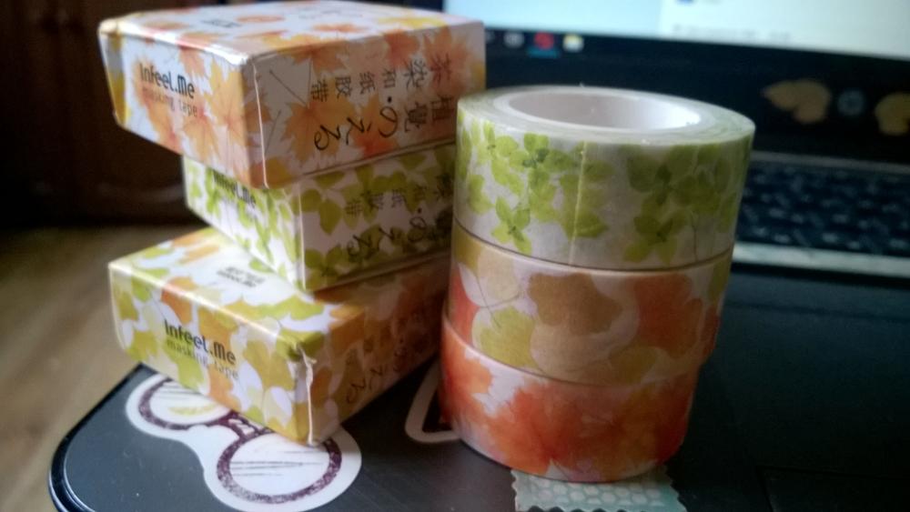 22 Styles Seasons Color Flower Plants Swatch Washi Tape Adhesive Tape DIY Scrapbooking Sticker Label Masking Tape Stationery