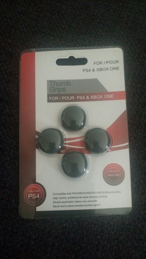HL 4Pcs Silicone Gel Thumb Grips For Sony PS3 PS4 XBOX One 360 Controller June17