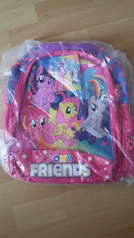 High Quality 2016 kids cartoon my little pony school bags girls lovely backpack schoolbag for children mochila escolar infantil