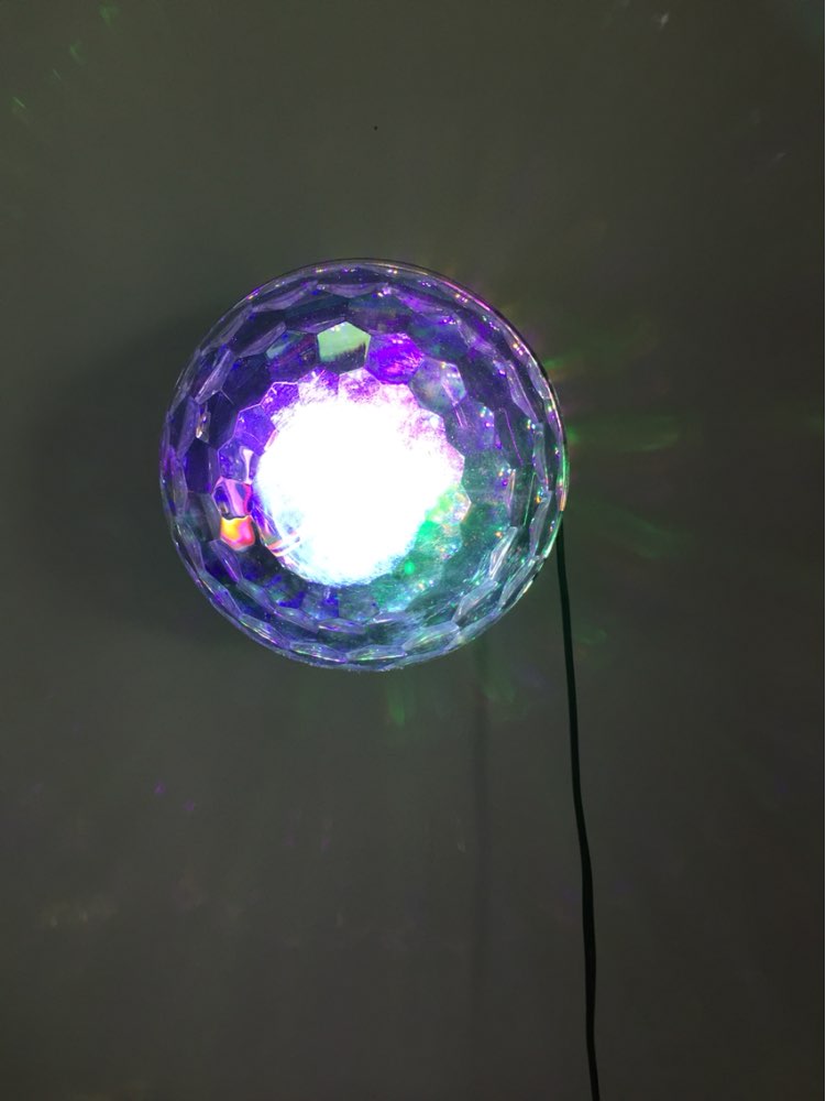 9 Colors 27W Crystal Magic Ball Led Stage Lamp 21Modes Disco Laser Light Party Lights Sound Control Christmas Laser Projector