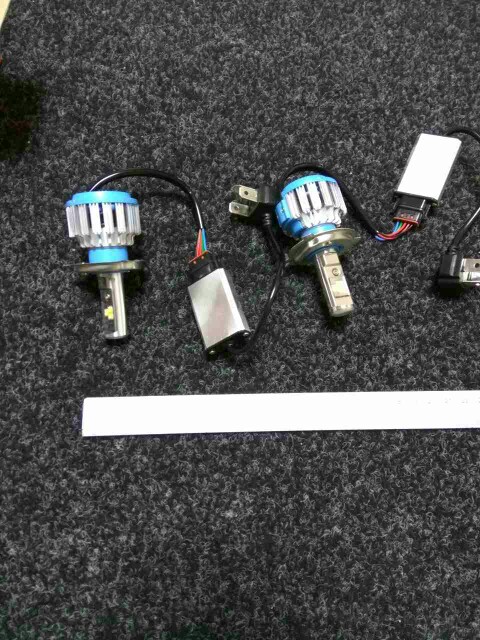 H4 Car Led Headlight High Power Auto H4-3 Hi/lo HB2 9003 High Low 40W X2 White 6000K Bulb Repalcement Bi Xenon Headlamp