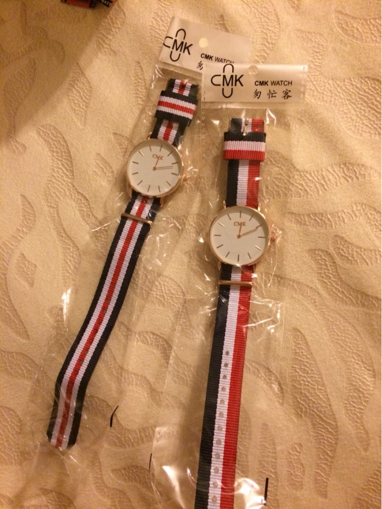 CMK shock resistant waterproof sapphire watch women 2016 new canvas sport watches ultra slim watchcase women Fashion clock