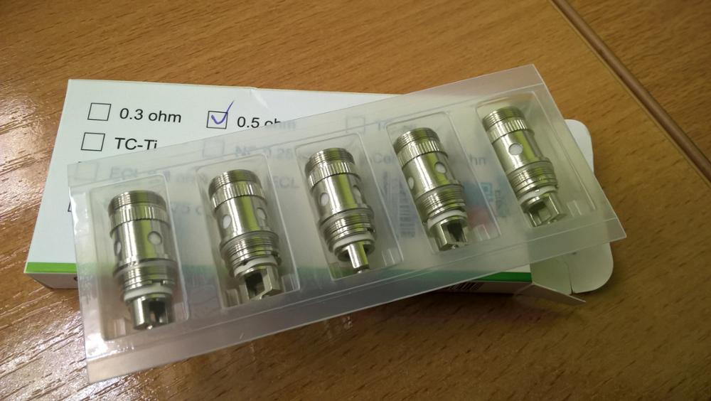5pcs Eleaf iJust 2/Melo/Melo 2/Melo 3/Melo 3 Mini/Lemo 3 EC Atomizer Heads 0.3ohm & 0.5ohm Coil for Just 2 Melo Atomizers