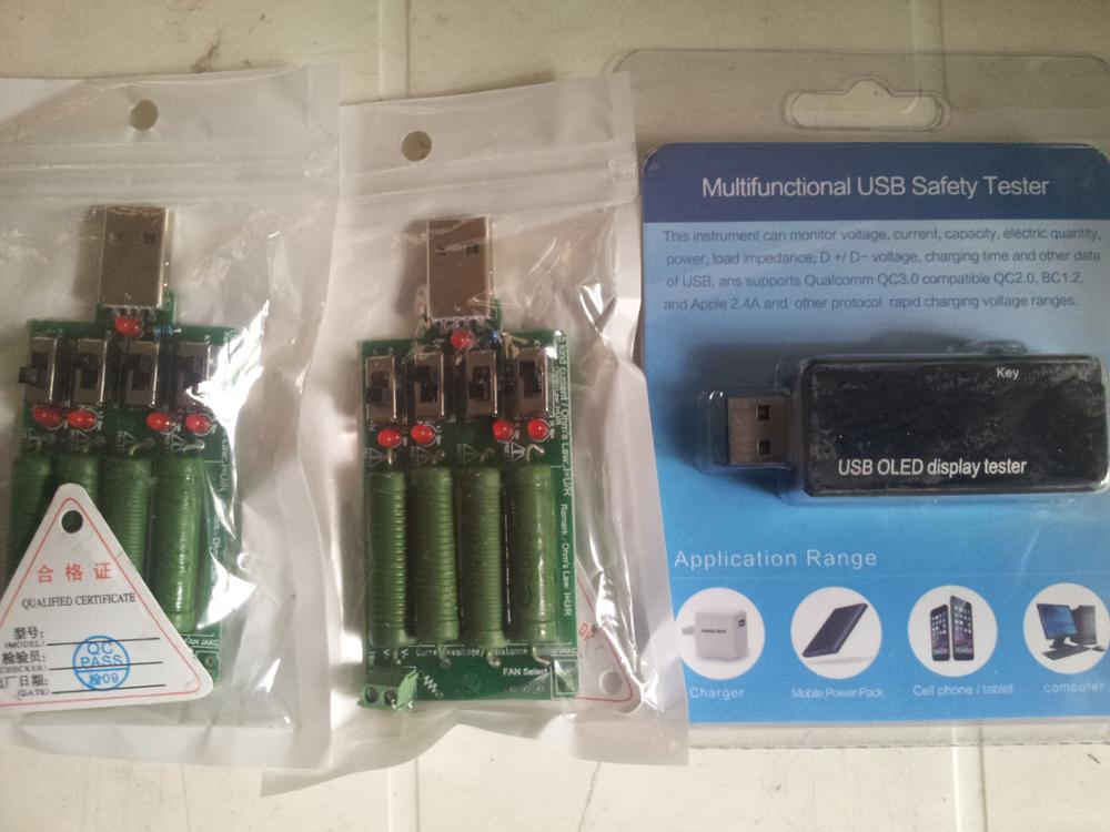 OLED 128x64 USB Tester DC voltmeter current voltage Meters Power Bank battery Capacity monitor qc3.0 Phone charger detector