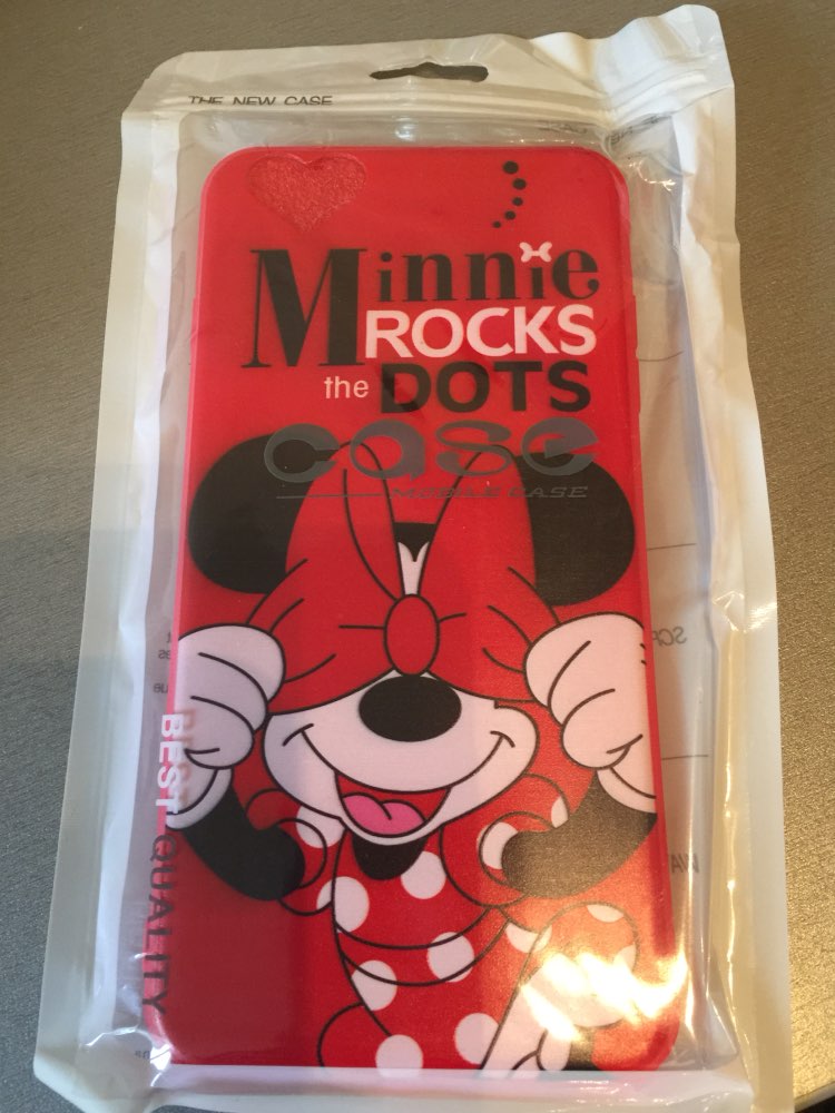 For iPhone 6 Case Cute Cartoon Minnie Mouse Soft Silicone Phone Cases For Apple iPhone 6 6S 6/6S Plus 5 5S SE Back Cover Fundas