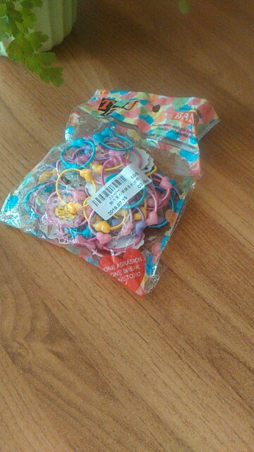 50pcs/Pack Cute Children Elastic Hair Bands Kids Hair Ties Baby Rubber Band Headdress Baby Girls Hair Accessories