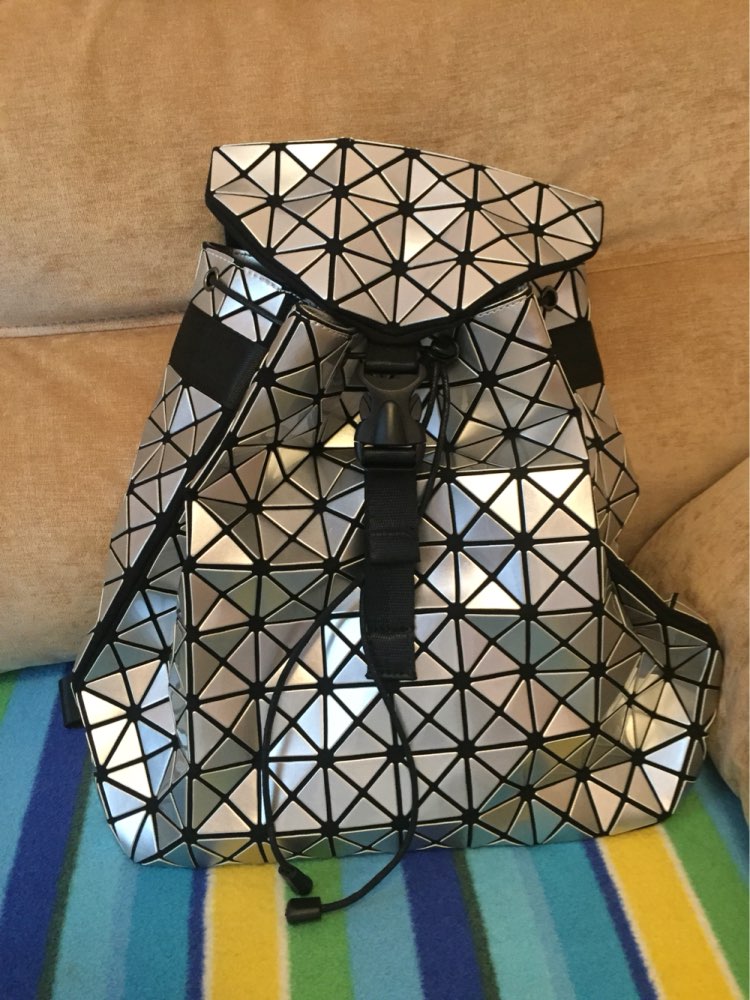 Fashion Women Drawstring Backpack Diamond Lattice Geometry Quilted Ladies Backpack Sac Bag For Teenage girl Bao Bao School Bags