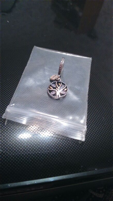 Original 100% 925 Sterling Silver Family Tree Crystal Charms Beads Fit Pandora Bracelet Pendant DIY Authentic Jewelry Making