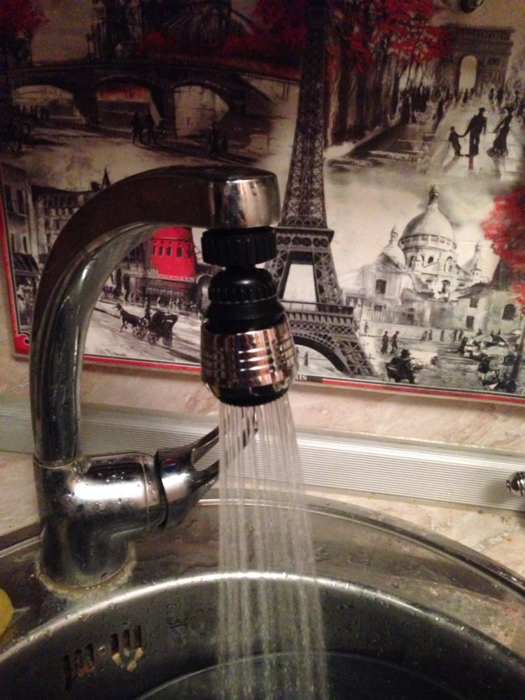 Explosion models Faucet Filter 360 rotatable faucet Save water Bubbler device Connector Diffusion shower Constant nozzle Filter