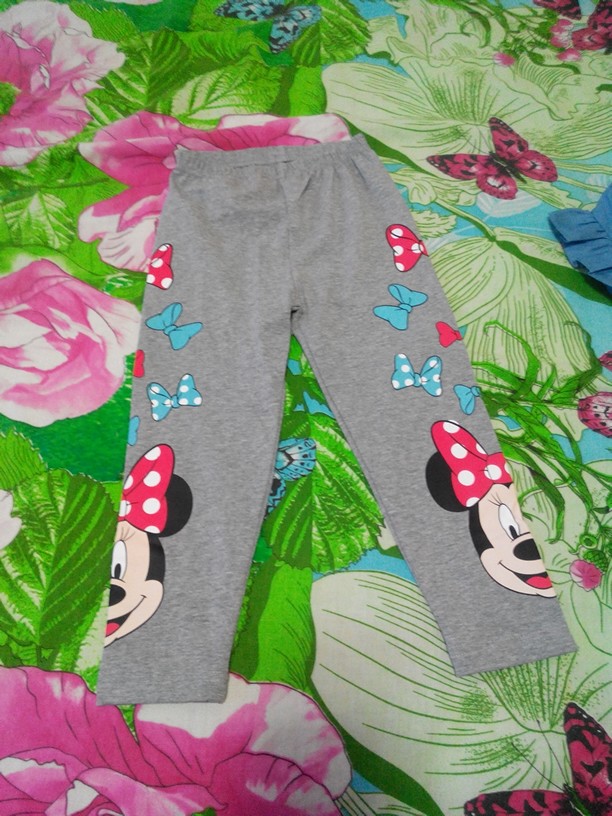 Baby Girls Leggings 2016 New spring Children Girls Pants Warm Minnie Mouse Kids Baby Girls Dress Leggings