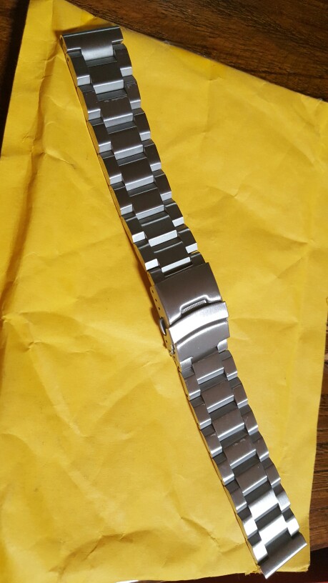 18 20 22 24mm New Man Silver Brushed Solid Stainless Steel Bracelet Watch Band Strap Belt  Double Push Clasp relogio masculino