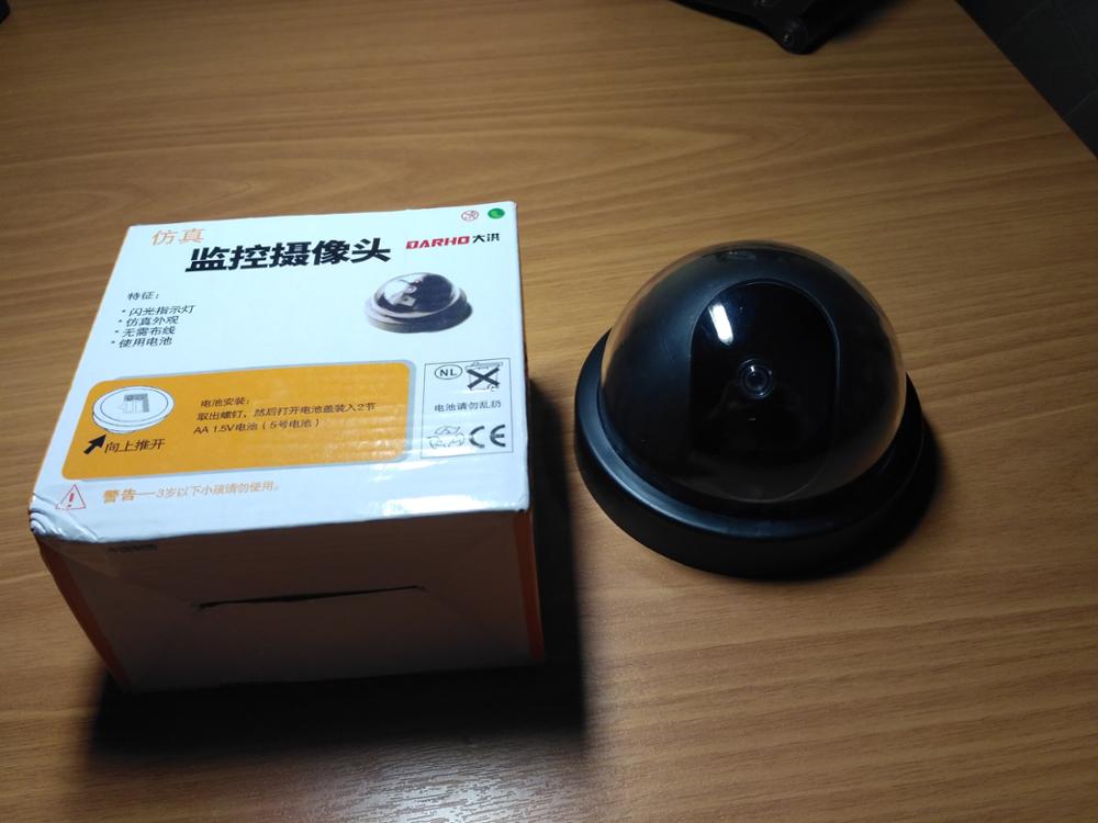 Surveillance Dummy Flash Blinking LED Fake dome camera home CCTV Security Simulated video Surveillance fake camaras de seguridad