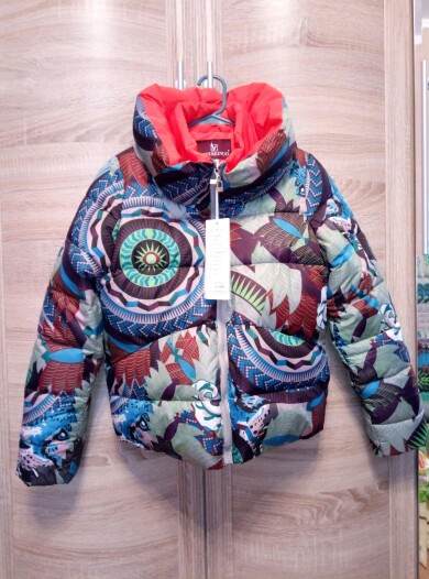 Uwback 2016 New Winter Down Coat Woman Print Floral Plus Size Slim Jackets Women Outwear Short Wadded Parka Mujer TB1083