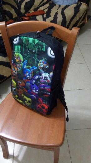 16-inch Cartoon five nights at freddys School Bags Backpack Children Schoolbags For Teenagers Boys&Girls School Book Bag Kids