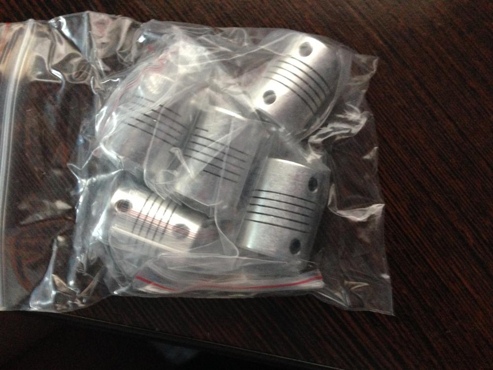 1pcs 5x8mm CNC Motor Jaw Shaft Coupler 5mm To 8mm Flexible Coupling OD 19x25mm wholesale Dropshipping