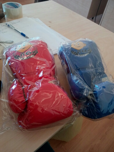 High Quality Child 1 Pair Durable Boxing Gloves Cartoon Sparring Kick Fight Gloves Training Fists PU Leather Muay Sandbag