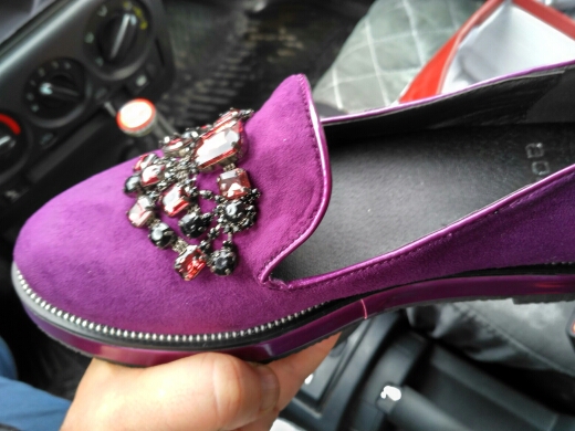 Loafers Flats FASHION Shiny Rhinestone Mixed Colors Flock Round Toe Slip On Breathable Flat Shoes Women Zapatos Mujer PWFS006