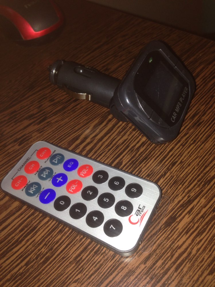 Top Quality MP3 Player Wireless FM Transmitter Modulator Car Kit USB SD MMC LCD with Remote Control 8*