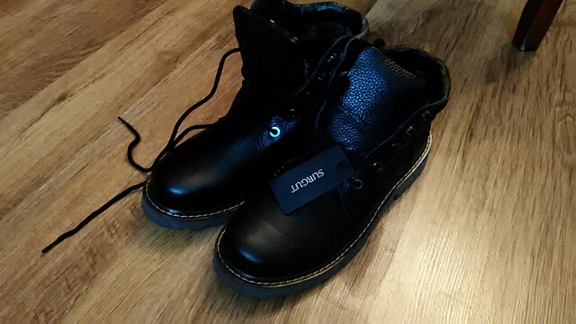 SURGUT Brand Tactical Waterproof Winter Warm Snow Boots Men Vintage Leather Motorcycle Ankle Boots High Cut Male Shoes Casual