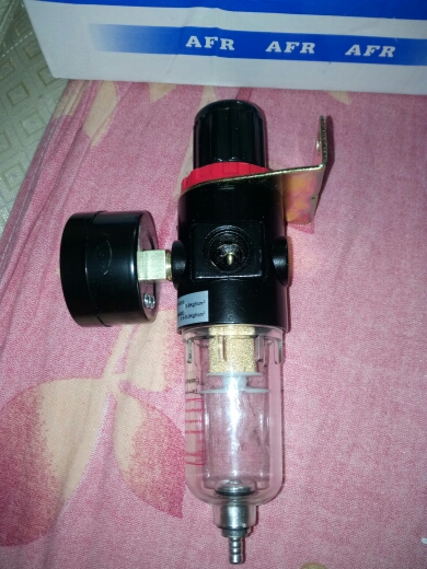 AFR2000 Air Pressure Regulator Water Separator Trap Filter Airbrush Compressor with Fittings