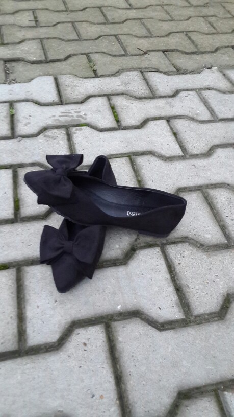 HEE GRAND Plus Size 34-43 Women's Ballet Flats Fashion Pointed Toe with Big Bowtie Knot Vintage Flock Flat Shoes Woman XWD4140