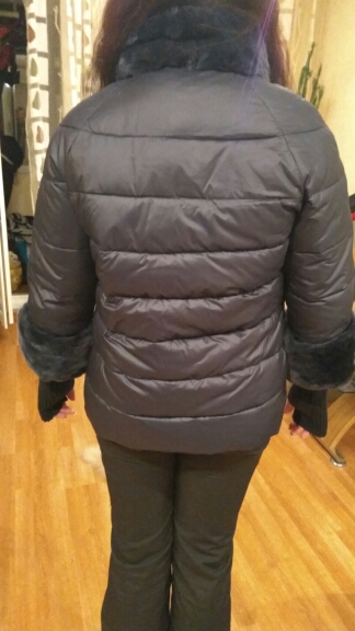 Snowclassic winter jacket women 2016 Real Rex Rabbit Fur Collar/sleeve Jacket female Winter Coats  big sale 15344