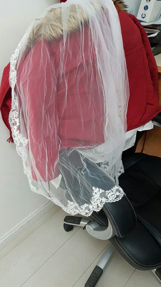 Velos de Noiva Short One Layer Lace Edge White Ivory Wedding Veil Tulle Bridal Veil Cheap Wedding Accessories Voile Mariage