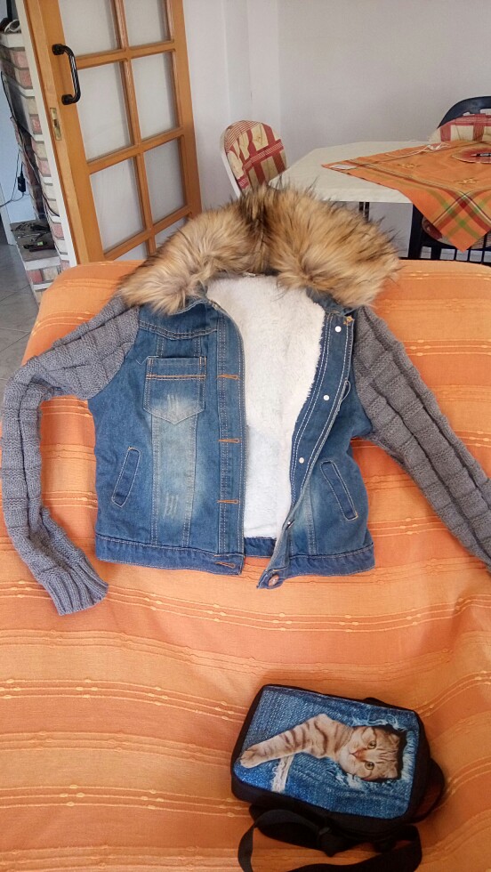 5xl Denim Jacket Women's Winter Jacket Fashion Denim Jacket Movable Furs Collar Wool Coat Bomber Jacket Jean Women Basic Coats