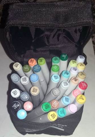 FineColour Double Headed Art Marker 36/48/60/72 colors Design Mark Pen Animation Design Paint Sketch Markers for Drawing