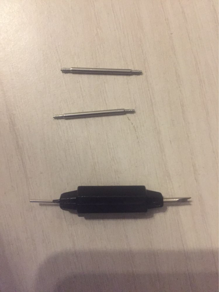 1pc 16mm 18mm 20mm 22mm 24mm 1.5mm Diameter Stainless Steel Watch Band Strap Spring Bars Pins Link Tools Double Push Flanges 