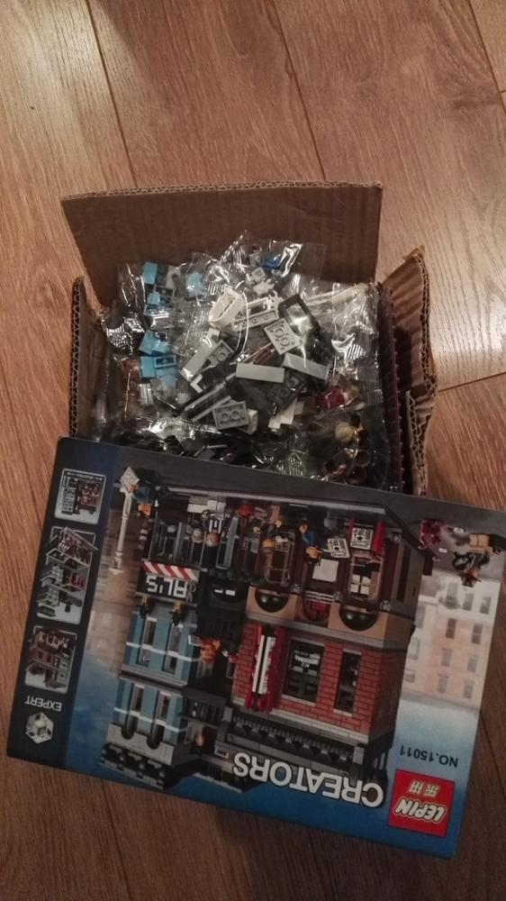 2016 LEPIN 15011 2262Pcs Creator City Street Detective's Office Model Building Kit Minifigure Blocks Bricks Compatible Toy 10246
