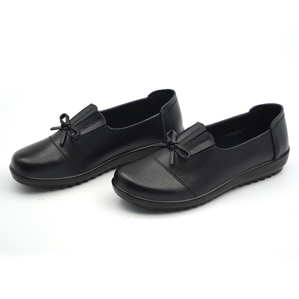 Women's Shoes Woman Flats Real Cow Split Leather Fashion Mum Moccasins Chaussure Homme Casual Brand Ugs Sapatos Shoes DNF2136