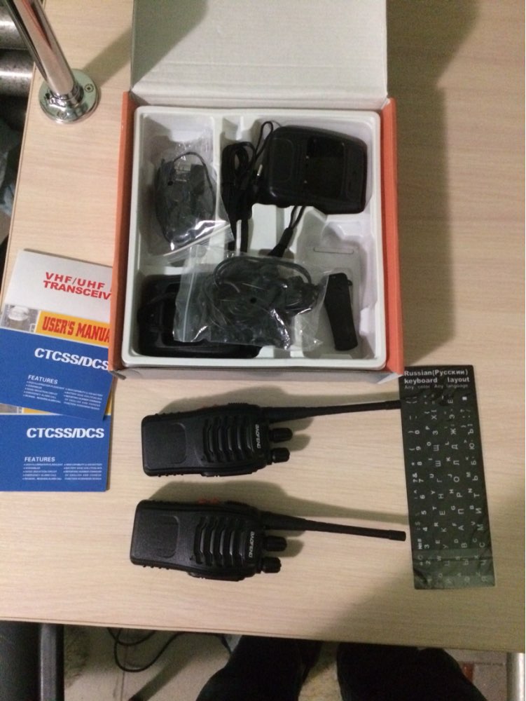2Pcs/set baofeng BF-888S Walkie Talkie Portable Radio BF888s 5W 16CH UHF 400-470MHz BF 888S Comunicador Transmitter Transceiver
