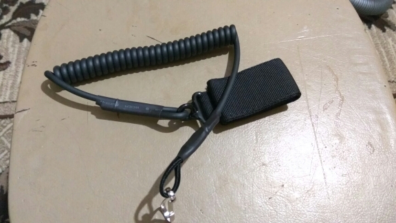 Airsoft Tactical Single Point Pistol Handgun Spring Lanyard Sling Quick Release Shooting Hunting Strap Army Combat Gear
