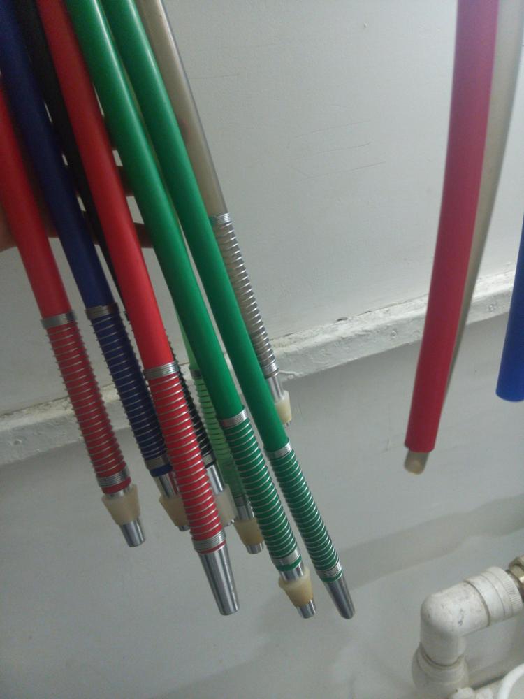 Shisha Silicone Hose Spring For Hookah /Water Pipe/Sheesha/Chicha/Narguile Accessories silver