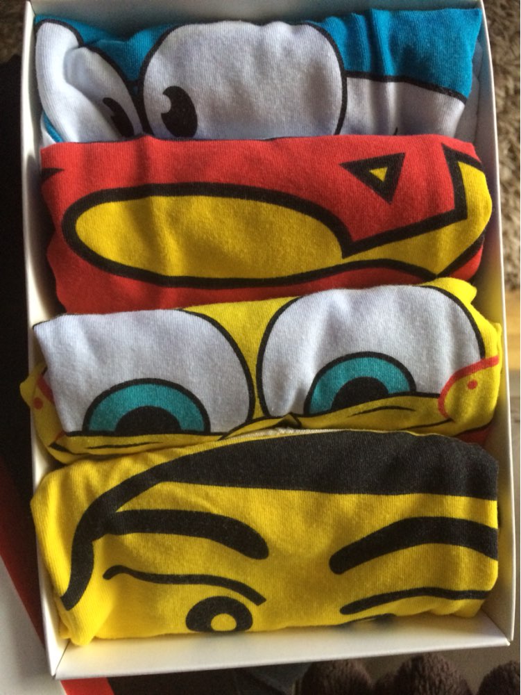 Top Quality Cotton Cartoon Mens Panties Boxers Underwear Character Breathable Panties Male Plus Size Lovely Mens Boxer Cuecas