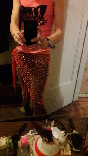 12 Colors Belly Dance Training Clothes Accessories Stretchy Long Tassel Triangle Belt Hand Crochet Belly Dance Hip Scarf Sequin