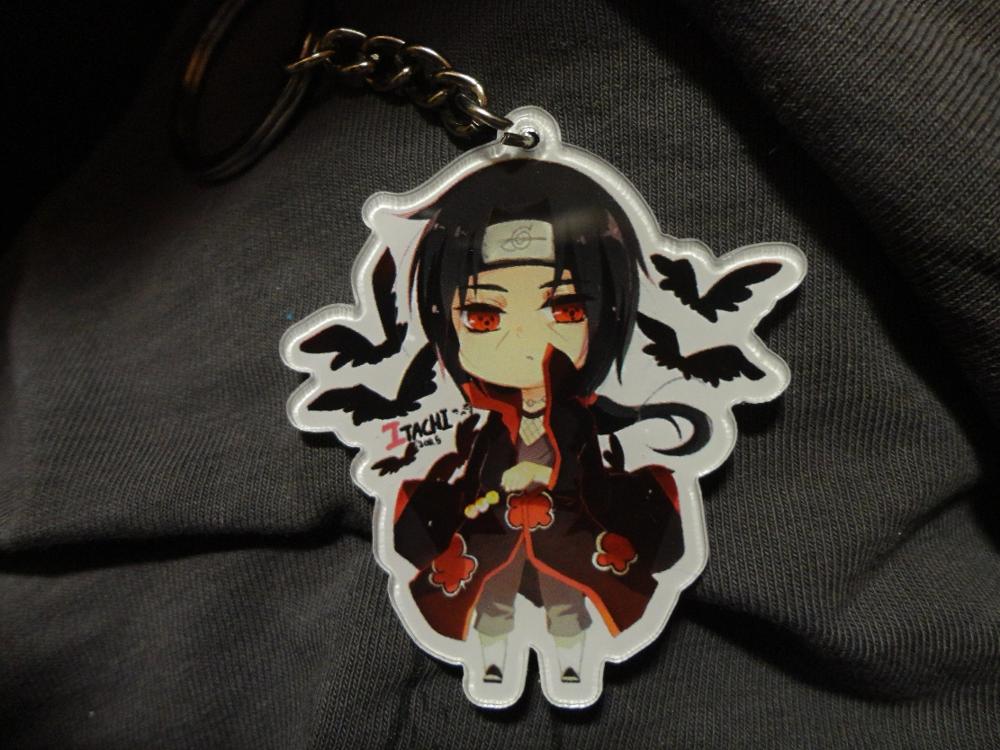 Naruto acrylic Keychain Action Figure Pendant Car Key Chain Key Accessories Minato Uchiha Madara Akatsuki 8 Styles HYRZ023 LTX1