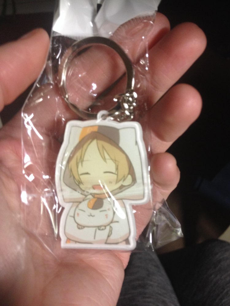 6 styles Natsume Yuujinchou acrylic Keychain Action Figure Pendant Car Key Chain Key Accessories  XM001 LTX1