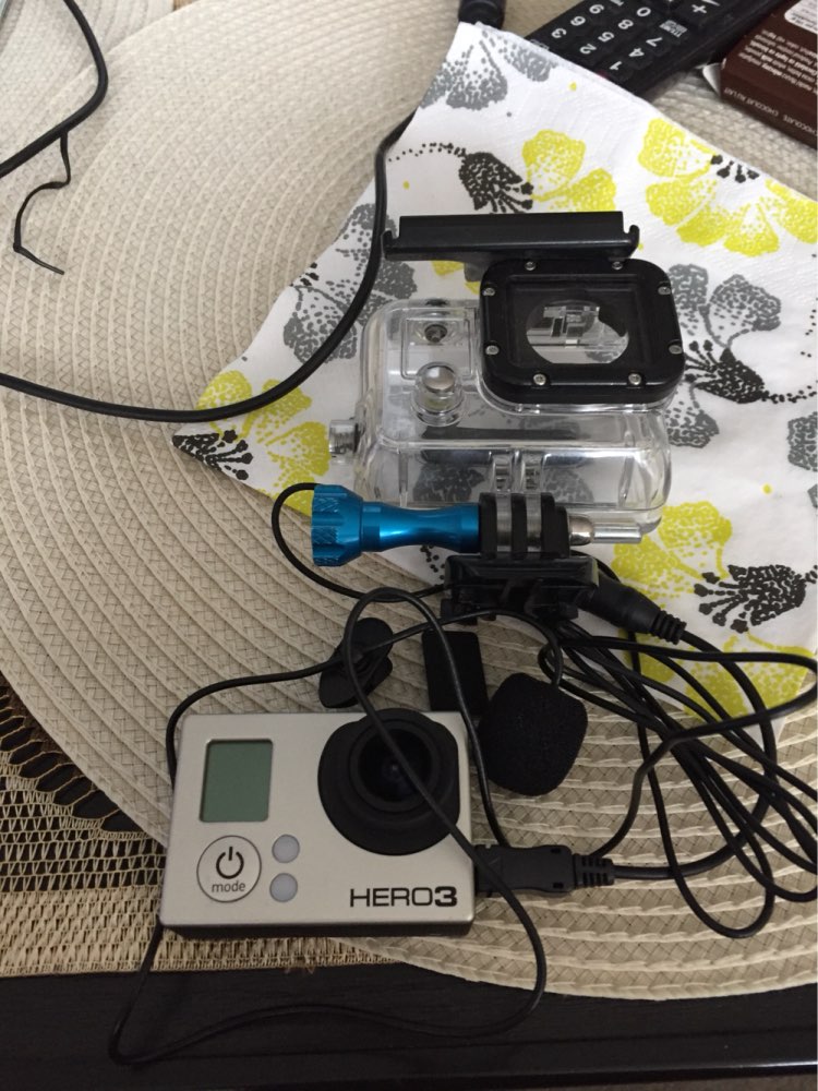 3.5mm Active Clip Microphone with Mini USB Audio Adapter Mic Cable For Gopro hero 3 3+ 4 Action Sports Camera Accessories kit