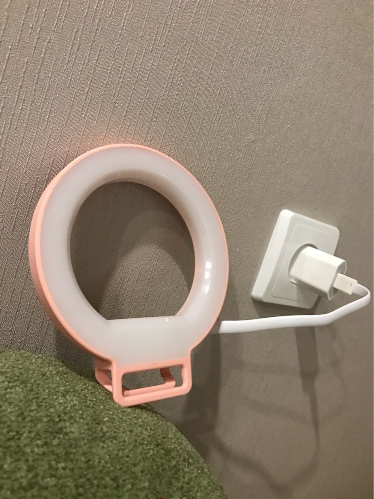 Neewer 5"/12.5cm Pink Dimmable Smartphone LED Ring Selfie Light Selfie Enhancing Clip-on for iPhone 7/6s/6/5s/5/Samsung/Xiaomi